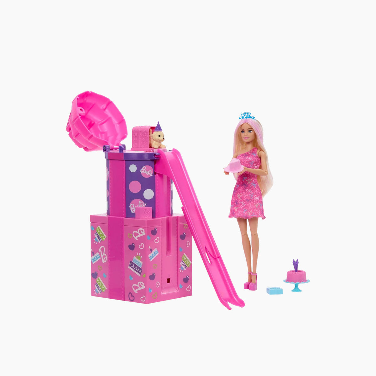 Barbie Party Unboxed Surprise and Slide