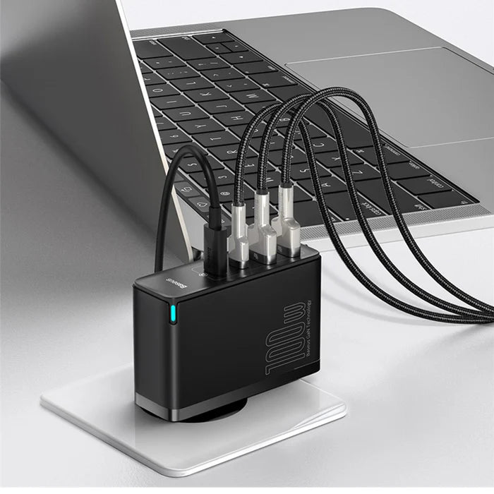 Baseus GaN2 Wall Charger 100W 4 Ports Fast Charger