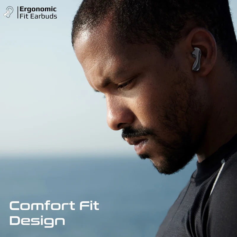 Promate Baton High-Definition Hybrid ANC TWS Earbuds with IntelliTouch - BLACK