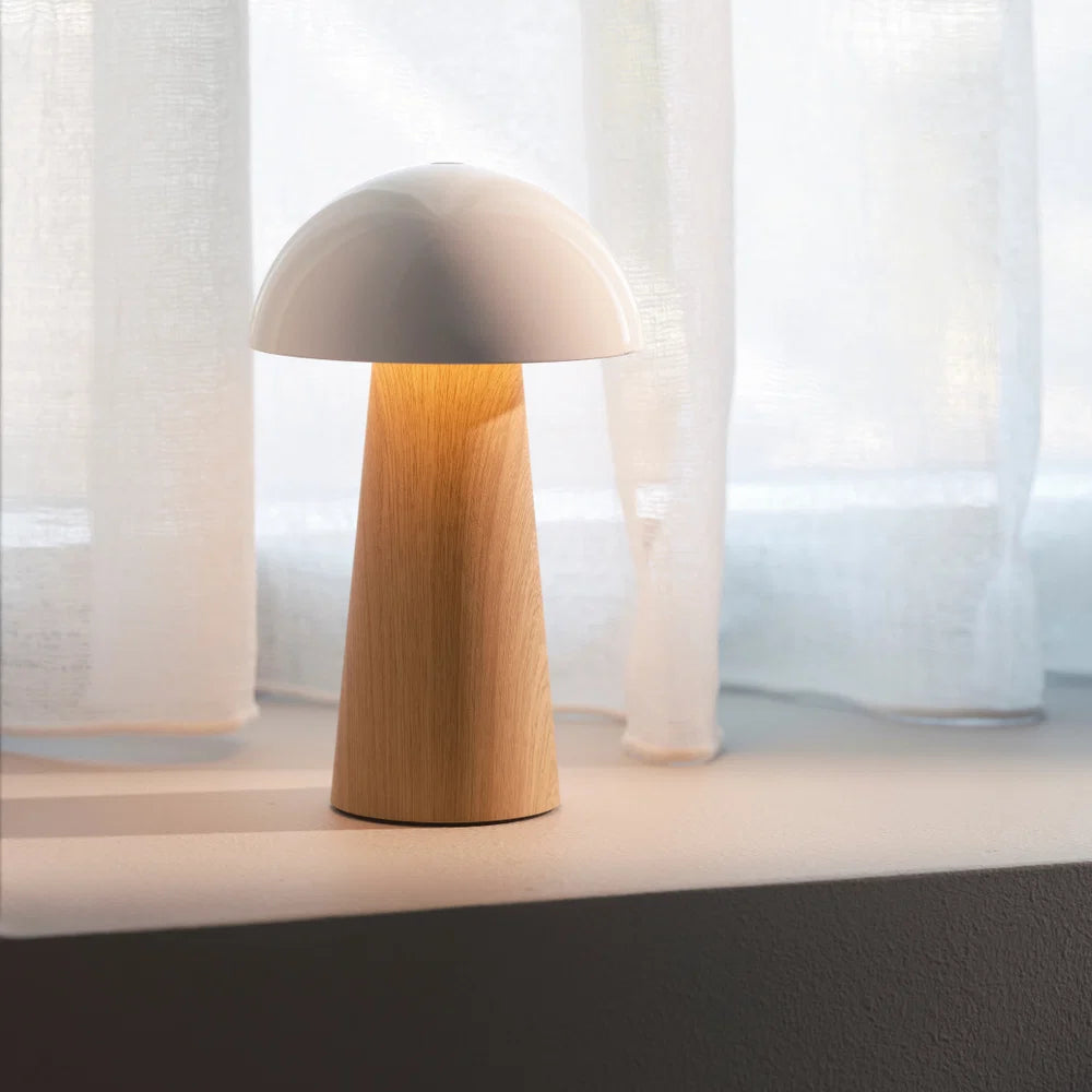 Kreafunk Bello Portable LED Lamp – Light Wood | 50H Battery
