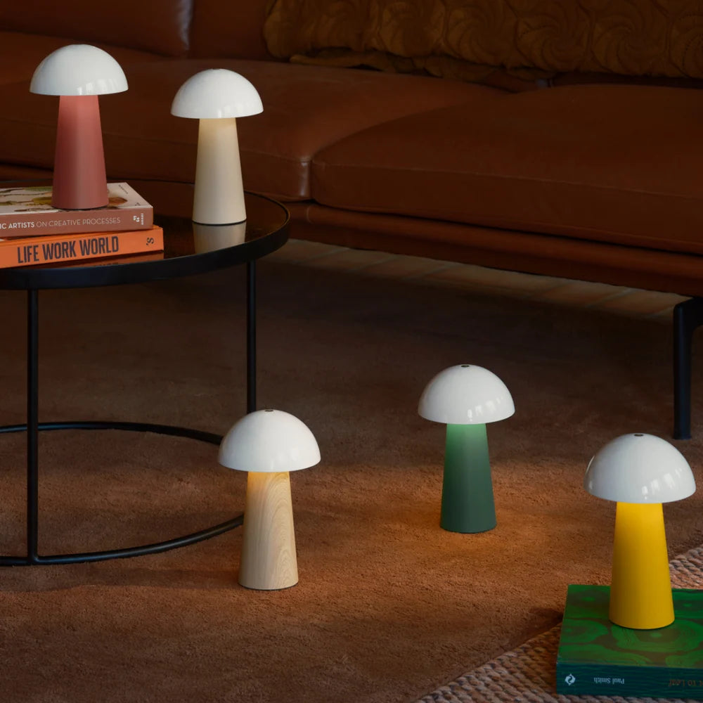 Kreafunk Bello Portable LED Lamp – Light Wood | 50H Battery