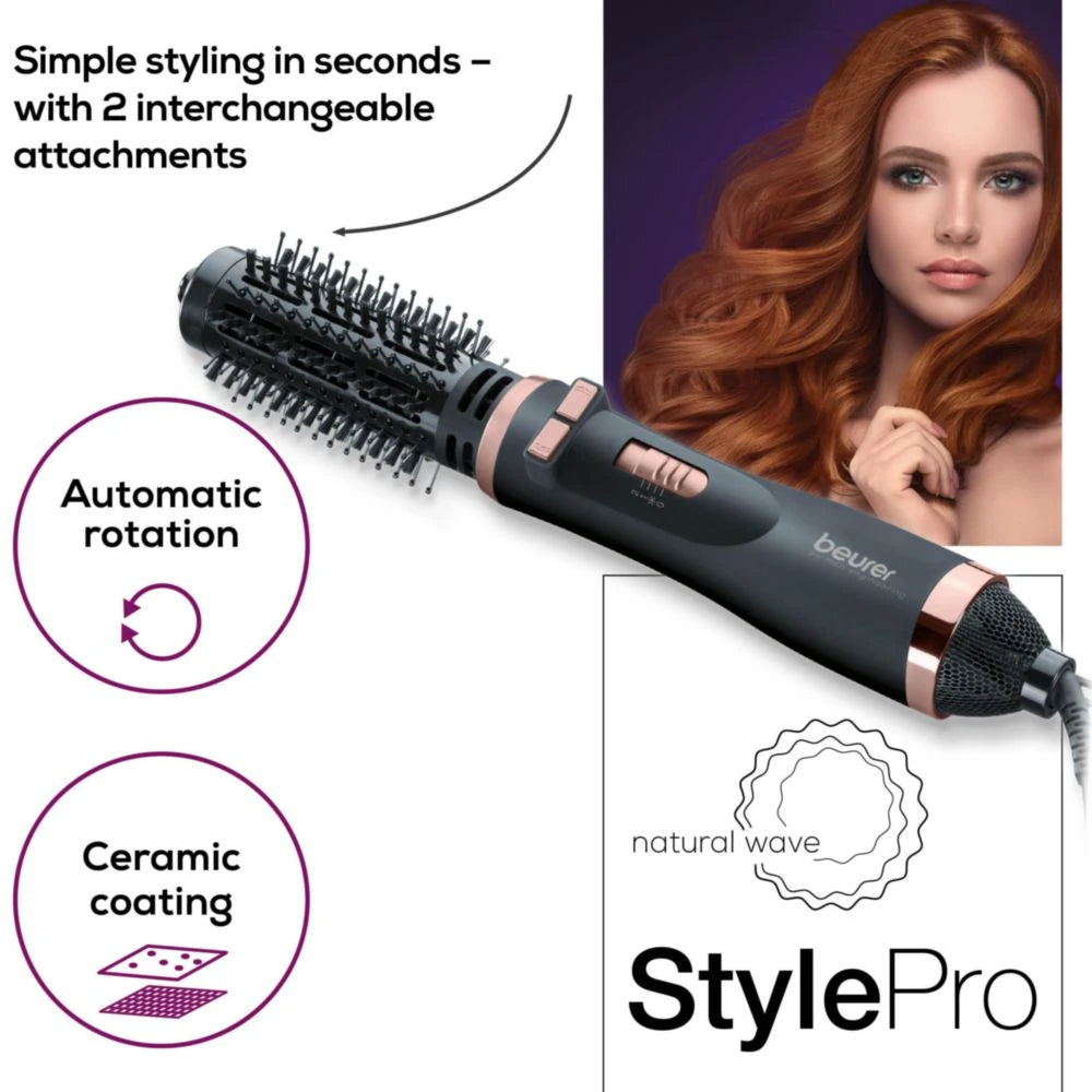 Beurer HT 80 Rotating Hot Air Brush 1000W Ionic 