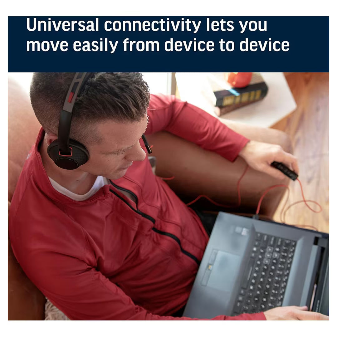 سماعة Poly Blackwire C5220T USB للكول سنتر بإلغاء الضوضاء