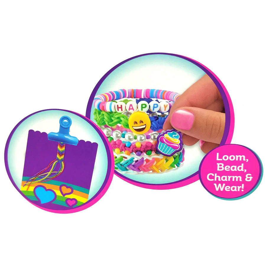 Cra-Z-Art CraZLoom All-in-One Loom Bead & Charm Friendship Studio
