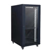 HAING 22U Network Server Cabinet, 600 x 1000mm, Glass Door, Dual Fans, Shelves, 6-Port PDU and Casters
