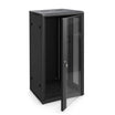 HAING 27U Network Cabinet, 600 x 600 x 1390mm, Glass Door, Dual Fans, 6-Port PDU and Shelf