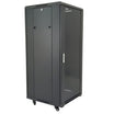 HAING 32U Network Server Cabinet, 600 x 1000mm, Glass Door, Dual Fans, 3 Shelves, 6-Port PDU and Casters