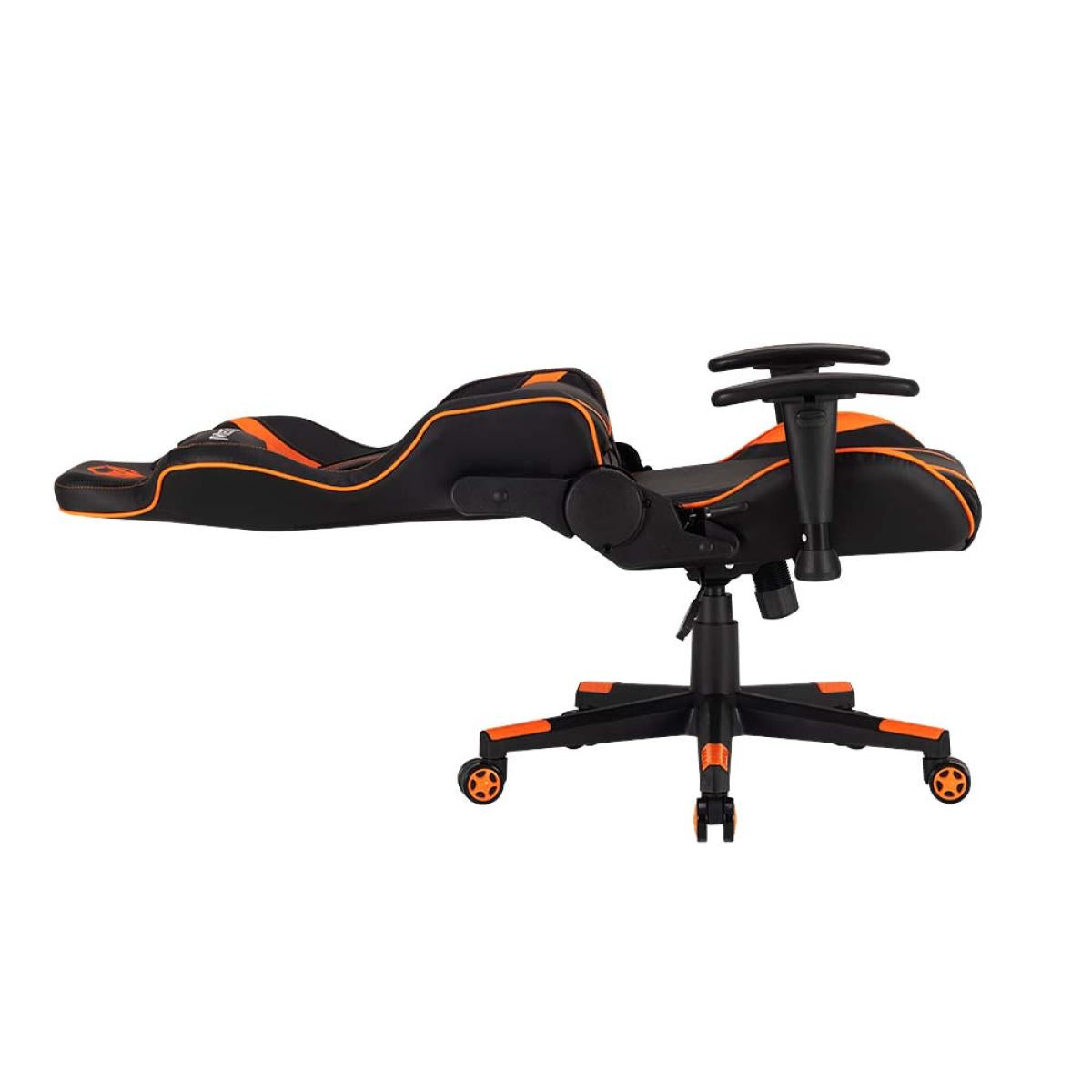 Meetion 180° Adjustable Black & Orange Backrest E-Sport Gaming Chair