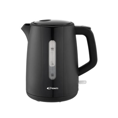 CONTI Kettle 1.7L - Plastic & Glass for Quick Boiling