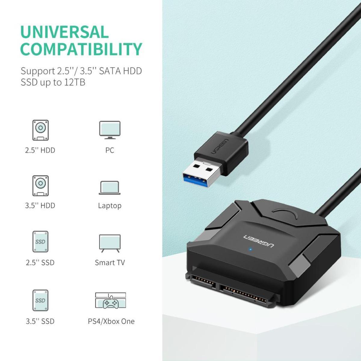 UGREEN USB 3.0 to SATA Hard Drive Converter EU