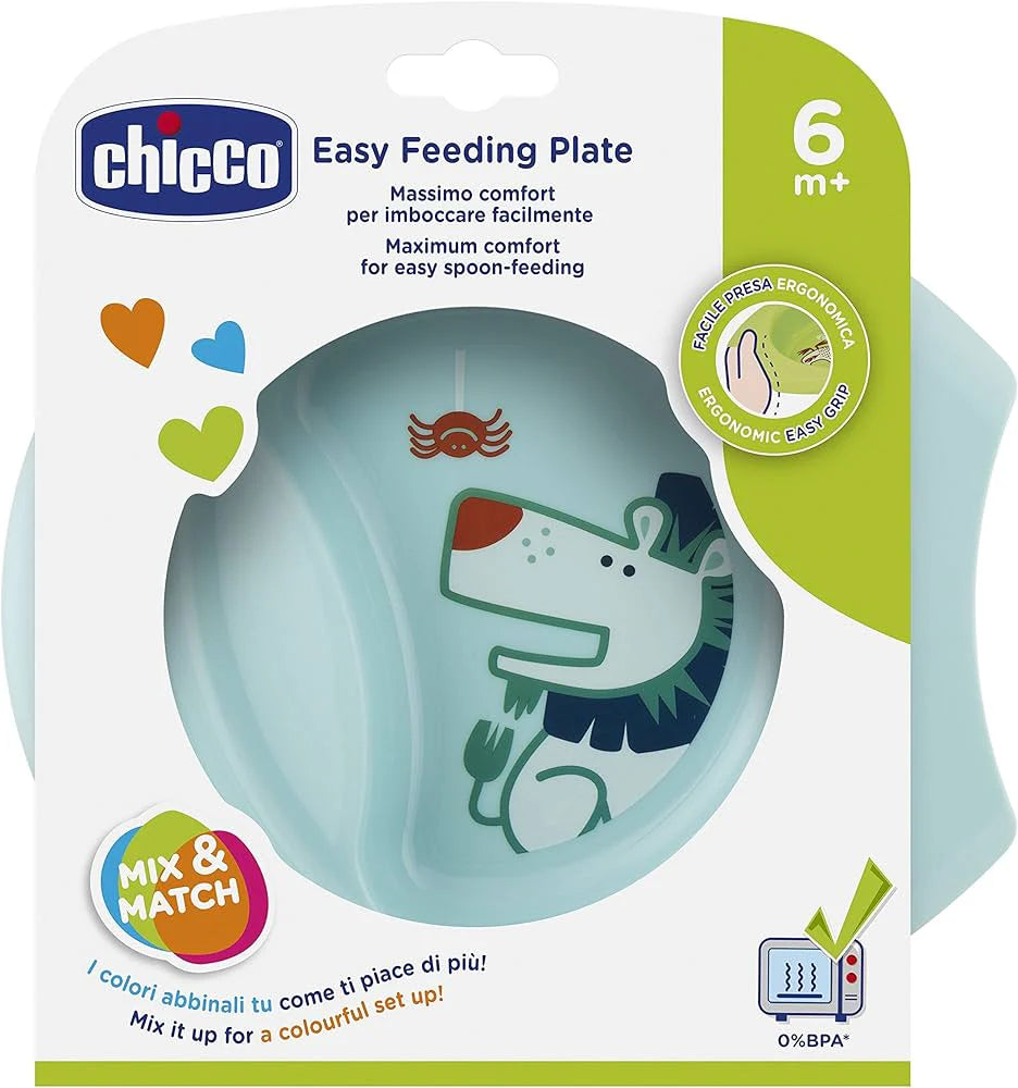 Chicco Easy Feeding Bowl 6M+ Boy Safe & Practical Design