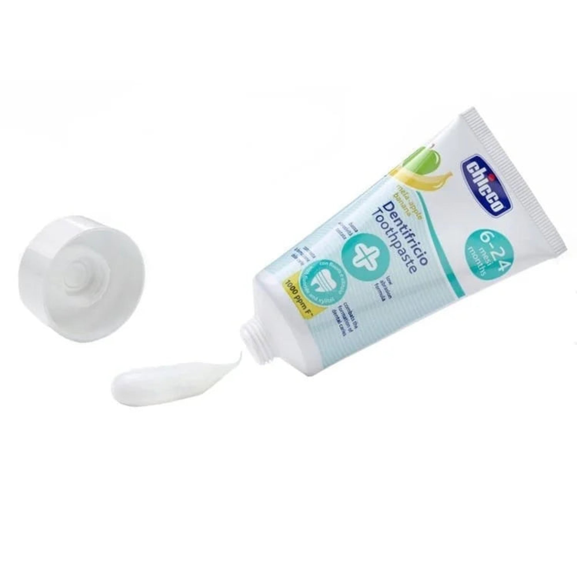 Chicco Toothpaste Apple & Banana 50ML Kids 6M+ 