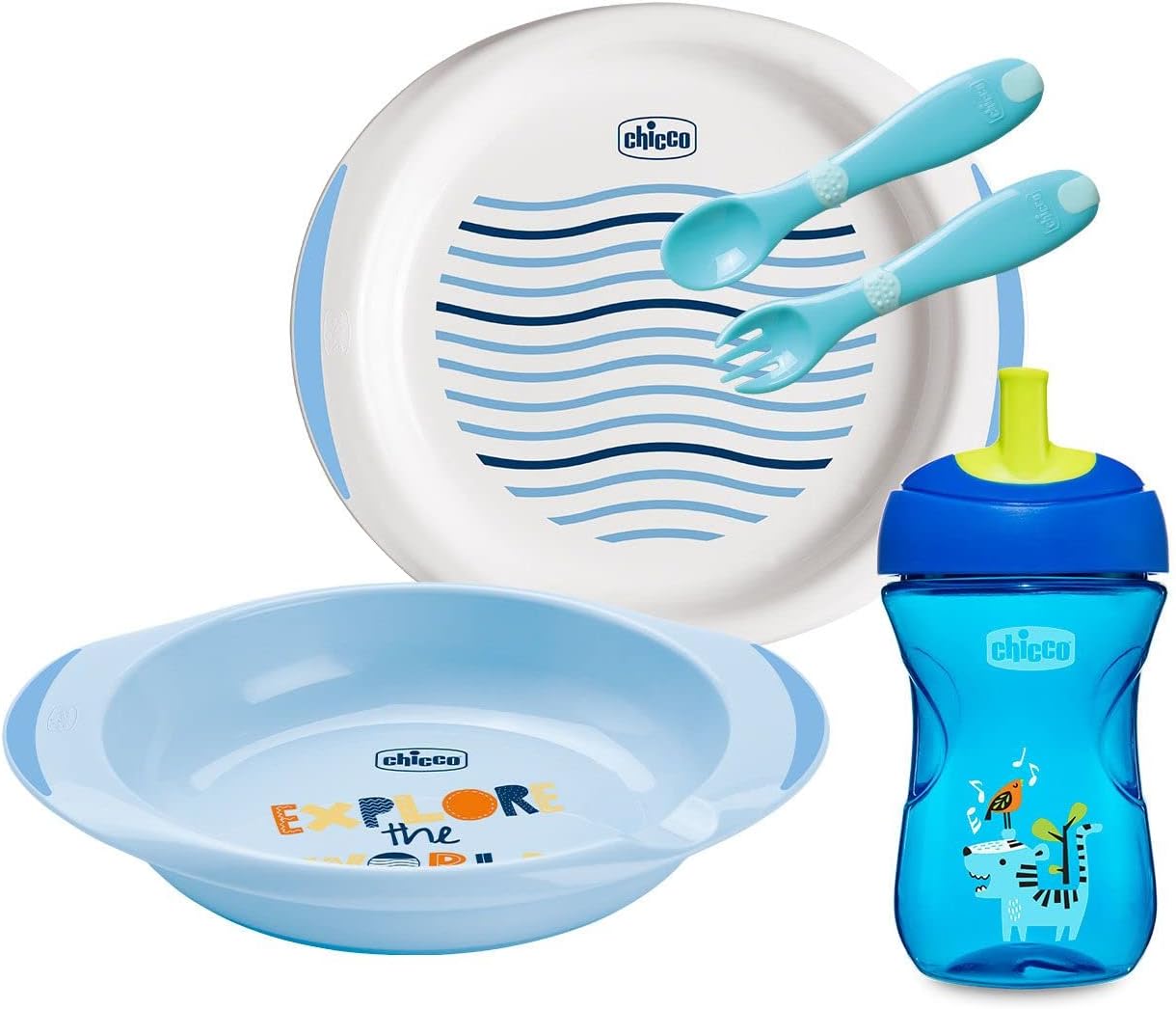 Chicco Weaning Set 12M+ Safe & Fun Mealtime 