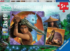 Ravensburger Raya and the Last Dragon Puzzle - 3x49 Pieces | Children's Jigsaw