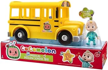 CoComelon School Bus Musical & Educational Toy - Yellow 