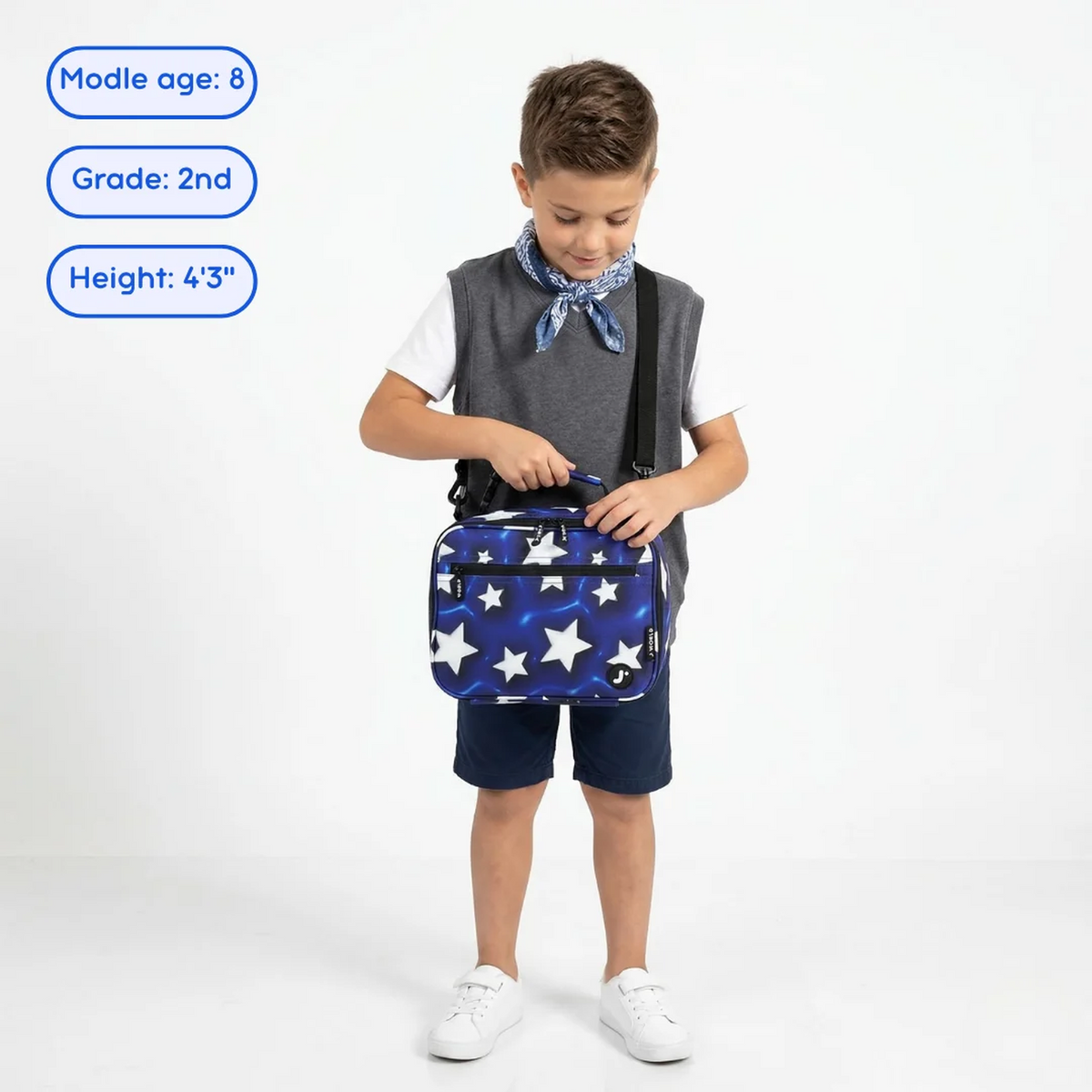 J World Cody Lunch Bag with Shoulder Strap