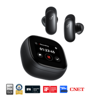 Anker Liberty 5 Pro Max Earbuds with AI Note-Taker Smart Case-Black