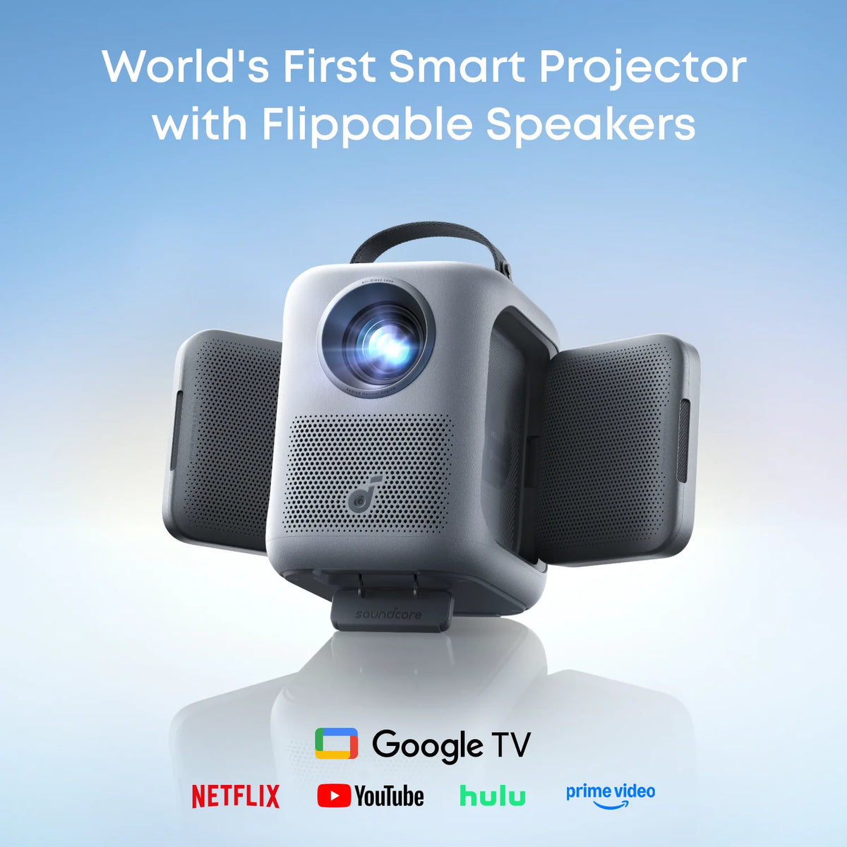 soundcore Nebula P1i Smart Portable Projector with Flippable Speakers