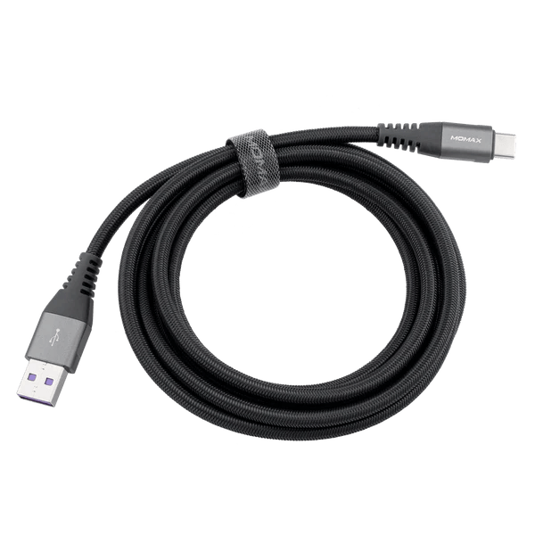 Momax Elite Link USB C to USB Cable 2m Fast and Durable - Black