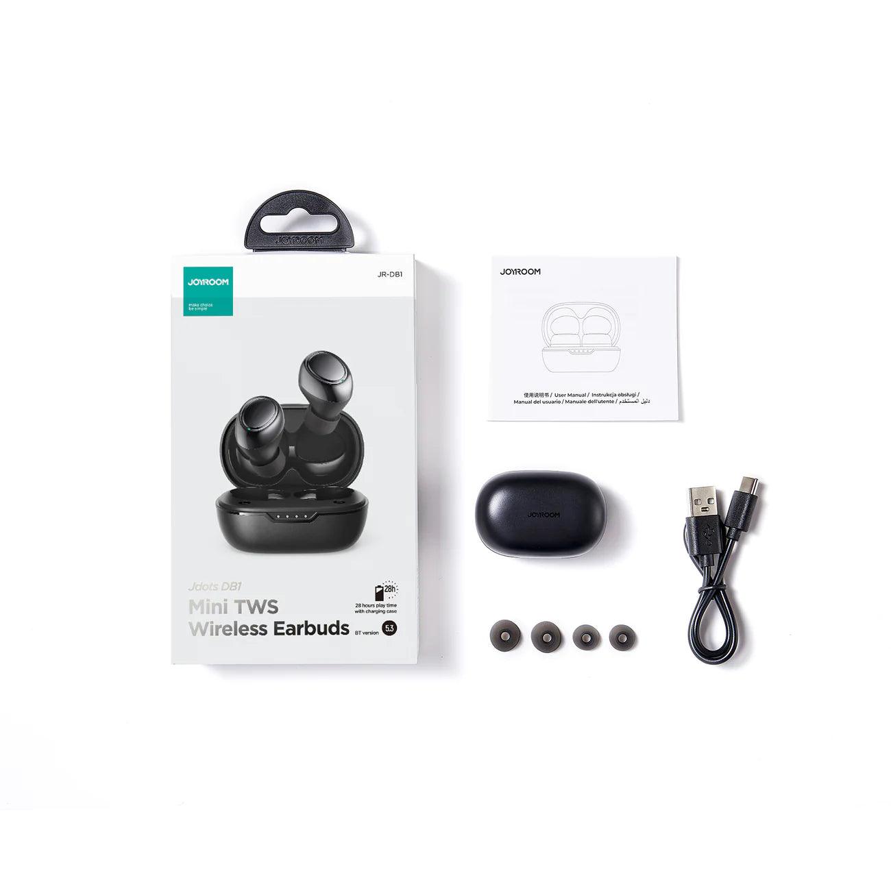 Joyroom Jdots JR DB1 True Wireless Earbuds - Black