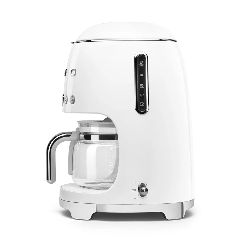Smeg Drip Coffee Machine 50's Style – White | DCF02WH