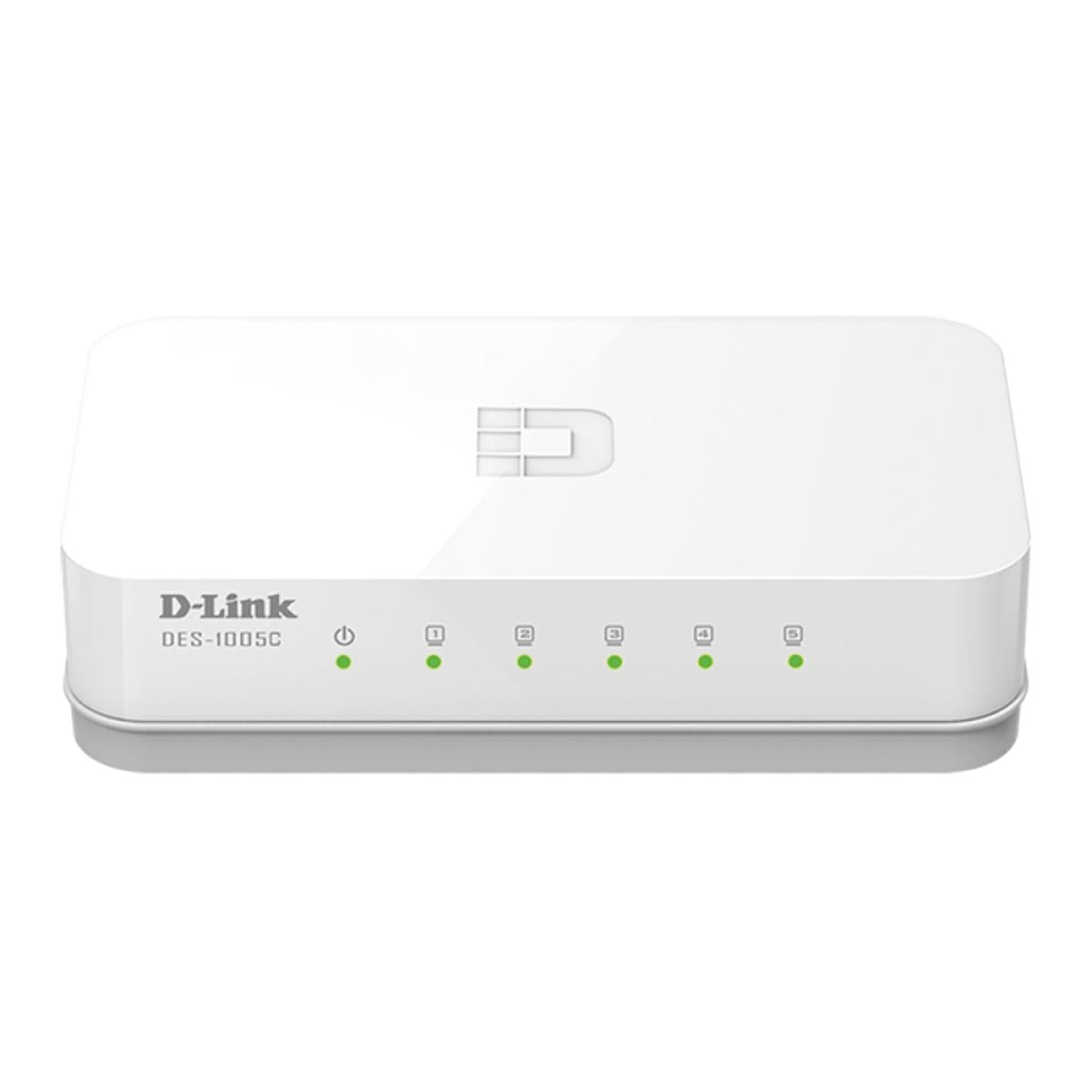 D-Link 5-Port Desktop Switch - Fast & Reliable Networking