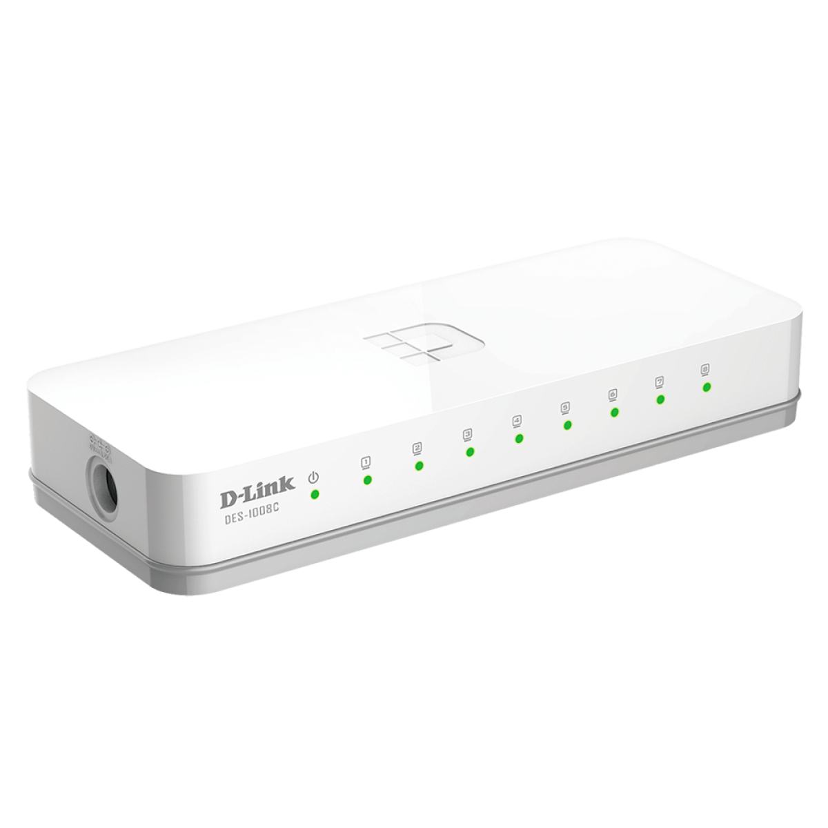 D-Link DES-1008C 8-Port 10/100 Mbps Unmanaged Switch EU plug