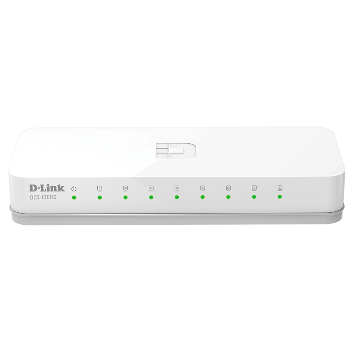 D-Link DES-1008C 8-Port 10/100 Mbps Unmanaged Switch EU plug