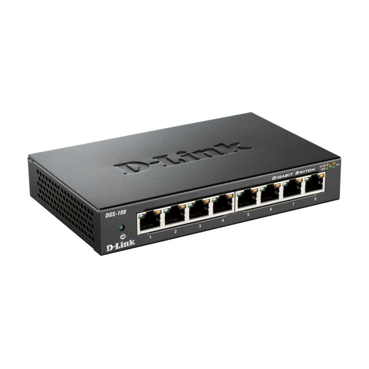 D-Link DGS-108 8-Port Gigabit Desktop Switch