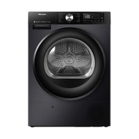 Hisense 9kg Tumble Dryer, 16 Programs, ConnectLife Wi-Fi, Titanium – DH3S902BT