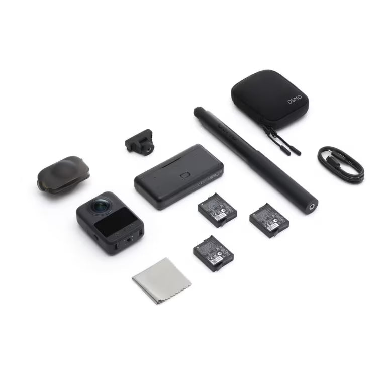 كاميرا DJI Osmo 360 Adventure Combo بدقة 8K تصوير 360°