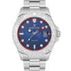Daniel Klein DK.1.13735-4 Men's Analog Watch - Navy Blue Dial, Silver Steel
