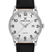 Daniel Klein DK.1.13845-1 Men's Analog Watch - White Dial, Black Leather