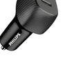 Philips 60W Dual USB-C Car Charger 20V Universal – No Cable