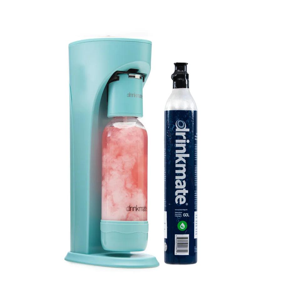 DrinkMate OmniFizz Sparkling Water and Soda Maker, Carbonates Any Drink, with 60 L Cylinder