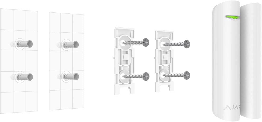 Ajax DoorProtect Wireless Magnetic Opening Detector that Notifies of a Broken Door or Window White