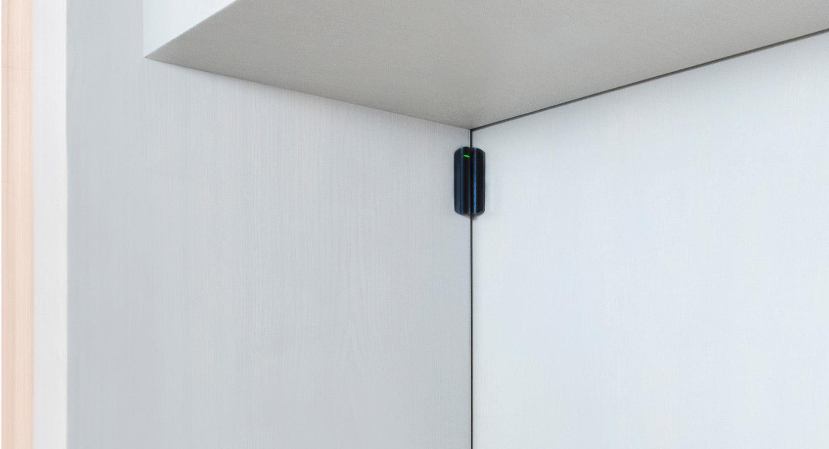 Ajax DoorProtect Wireless Magnetic Opening Detector that Notifies of a Broken Door or Window Black