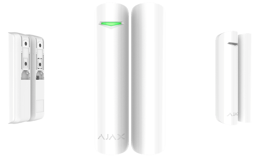 Ajax DoorProtect Wireless Magnetic Opening Detector that Notifies of a Broken Door or Window White