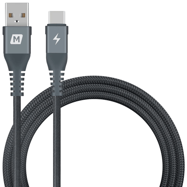 Momax Elite Link USB A to USB-C 1.2M Fast Charge Cable - Black