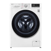LG F4V5VYP0W 9kg Front Load Washing Machine – 1400 RPM, AI DD, Steam & ThinQ, White – View 1