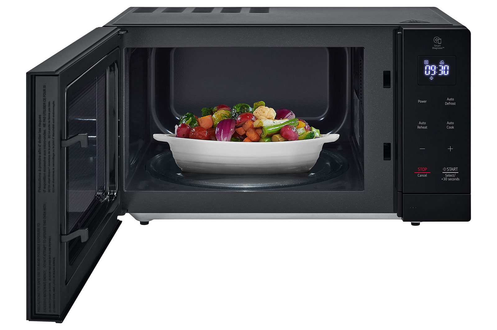 LG Microwave Oven 30L Black EasyClean (MS3032JAS)