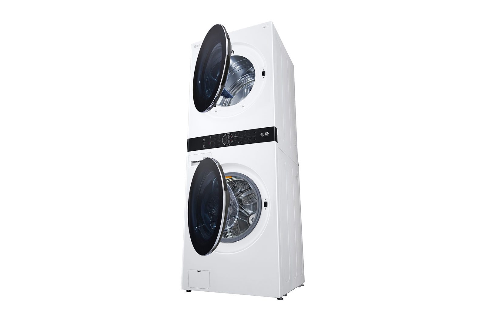 LG WashTower™ 17kg/16kg - AI Direct Drive, TurboWash 360°, Heat Pump Dryer, White