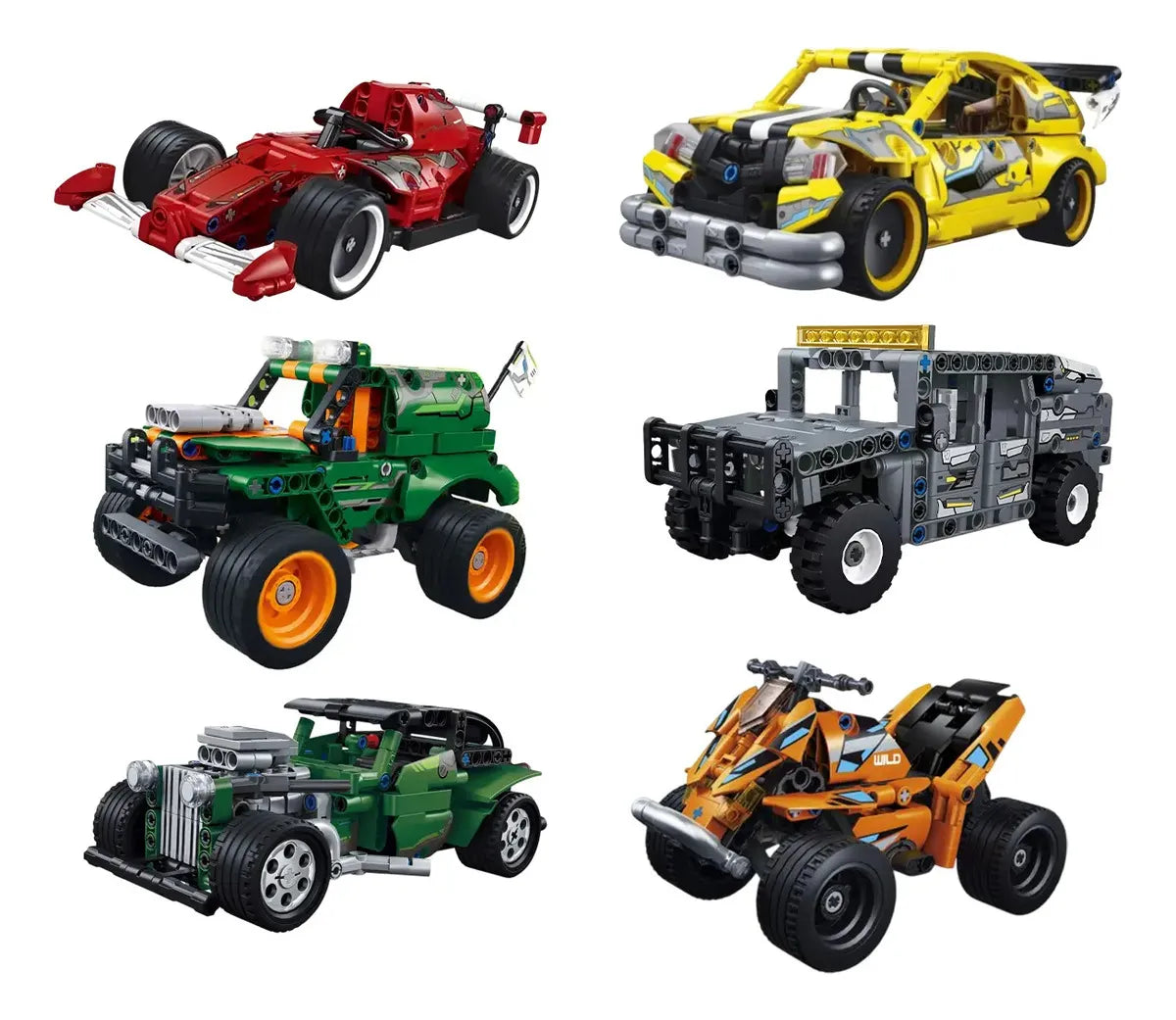 Sluban Green Car Building Set M38-B1332 - Construction Toy