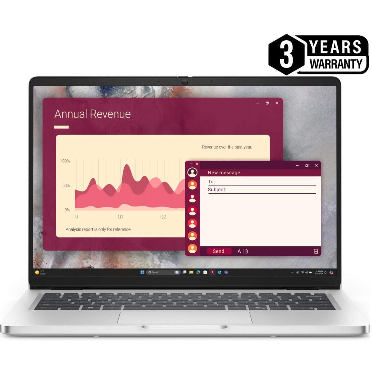 Dell Pro 14 Laptop - Intel Core Ultra 5, 16GB RAM, 512GB SSD | 3 Year Warranty