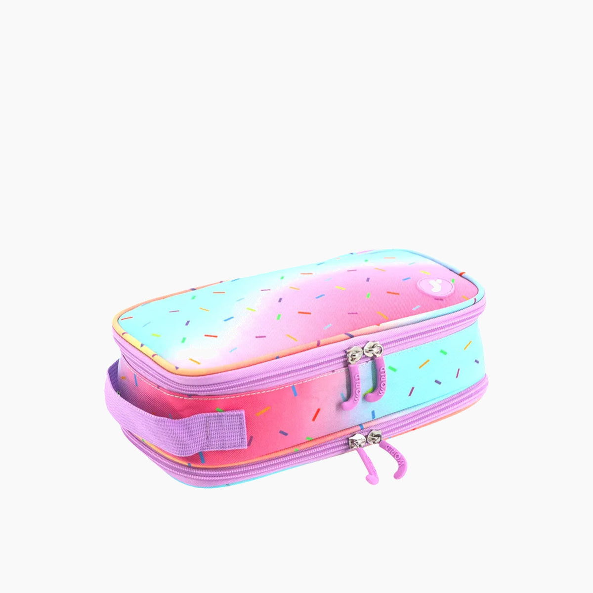 J World Doodle Pencil Case with Handle Strap