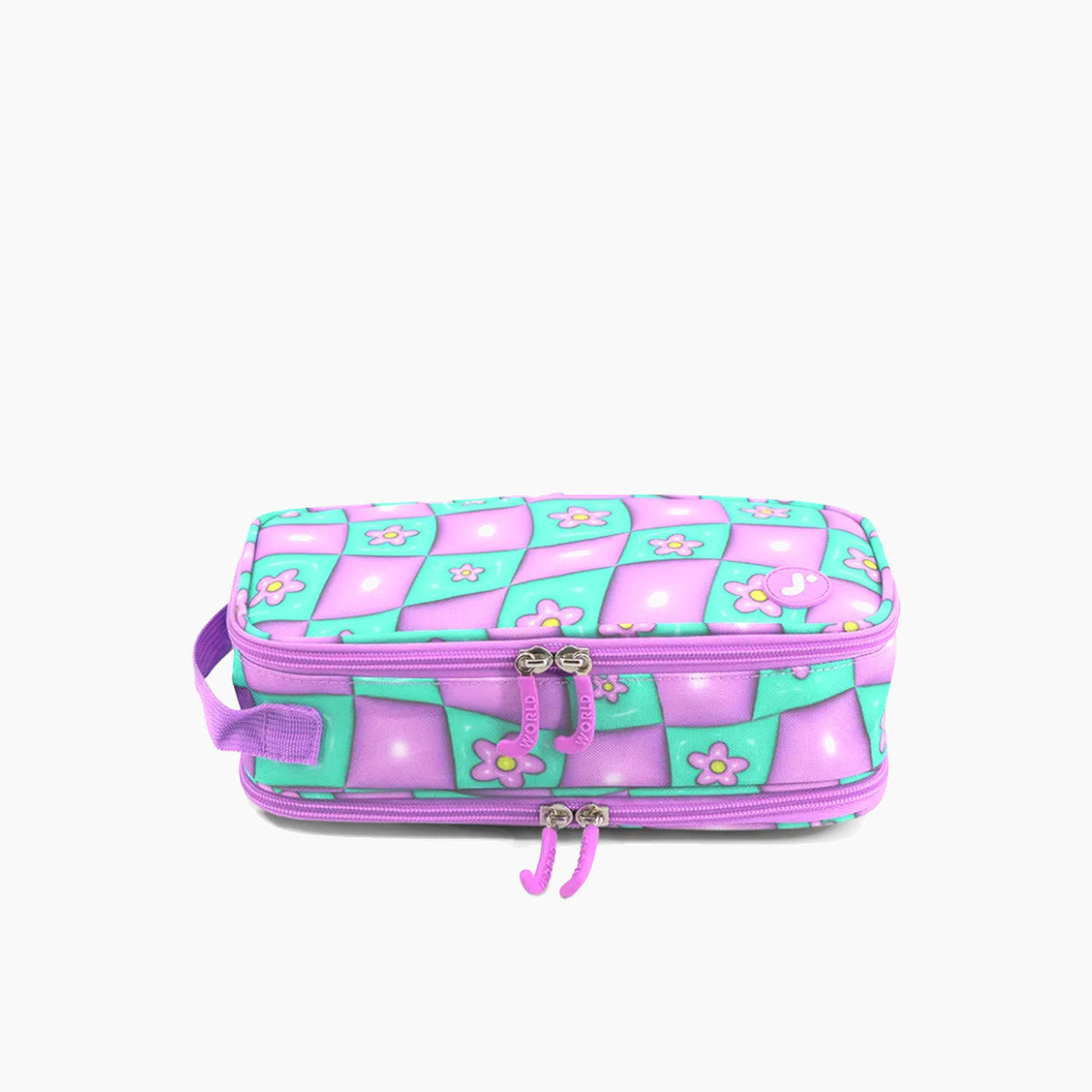 J World Doodle Pencil Case with Handle Strap