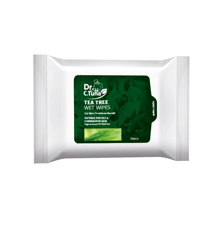 Dr. C. Tuna Tea Tree Wet Wipes for Oily Skin
