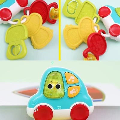 Hola Musical Car Keychain - Interactive Baby Toy with Lights & Sounds
