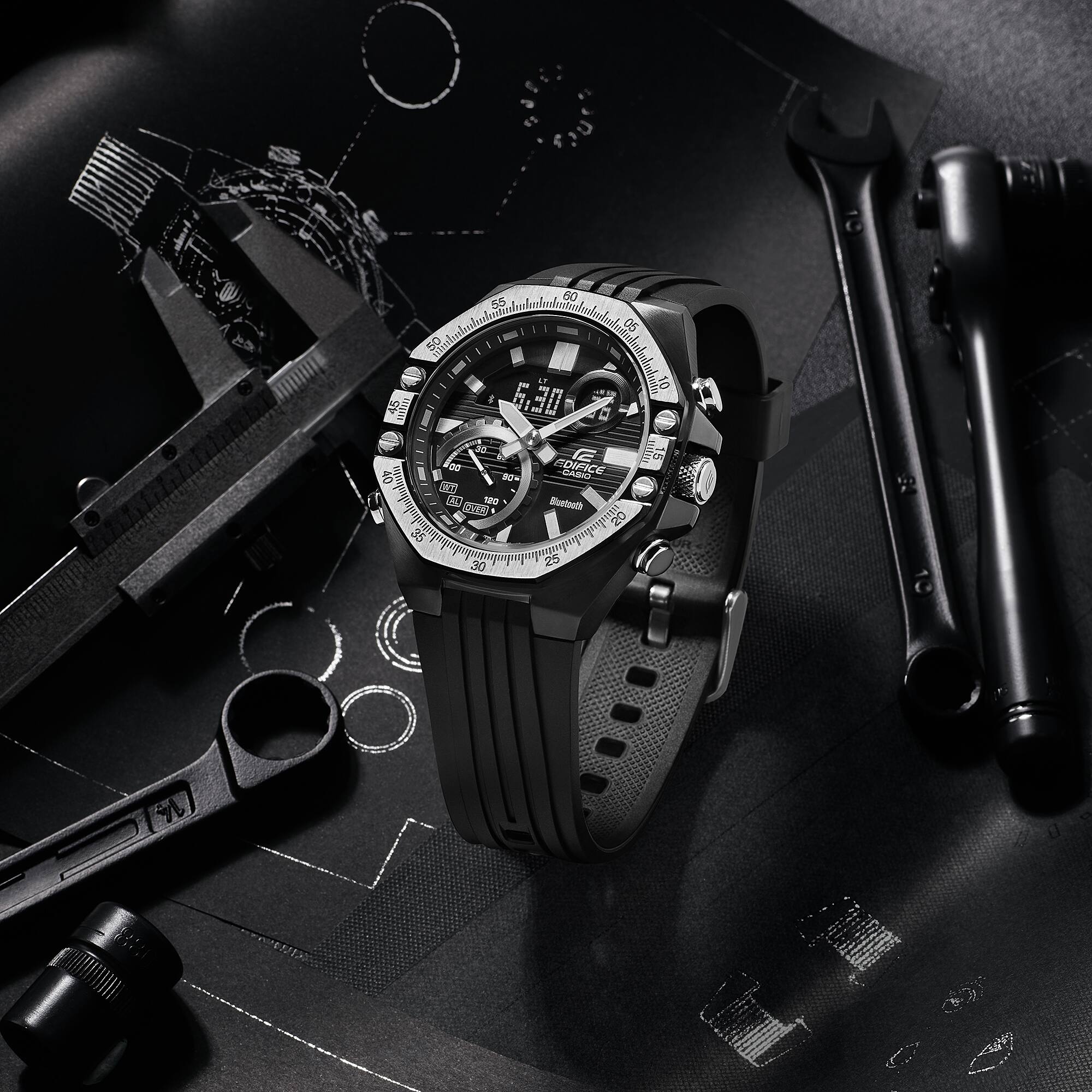 CASIO EDIFICE ECB-10TP-1A MEN WATCH