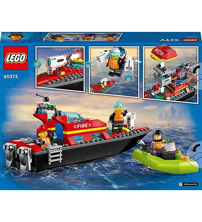 LEGO City Fire Rescue Boat 60373 – 144 pcs